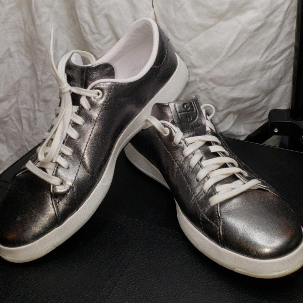 Cole Haan GrandPro EUC Sz7.5  Metalic Gunmetal